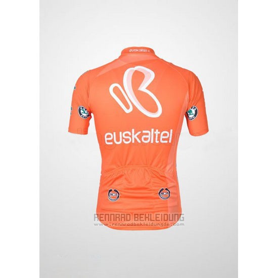 2011 Fahrradbekleidung Euskalte Orange Trikot Kurzarm und Tragerhose - zum Schließen ins Bild klicken